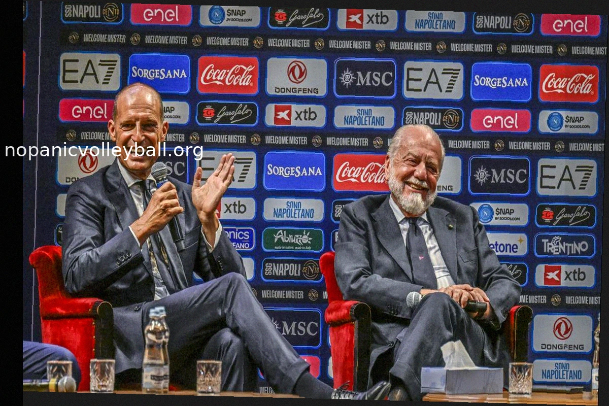 Napoli, De Laurentiis to Allegri: "Have Fun and Let Them Have Fun, Make the Ball Fly"